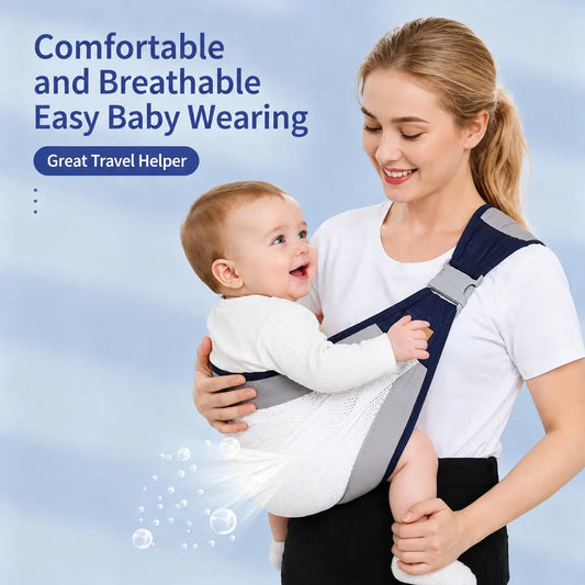 Hands-Free Breathable Baby Carrier Sling – Ultra-Lightweight & Ergonomic