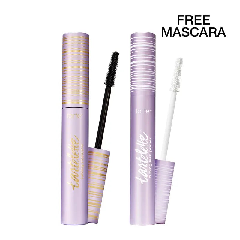 Tubing Mascara & Primer Duo: Instant 24H Lash Extension Without Smudging or Tugging