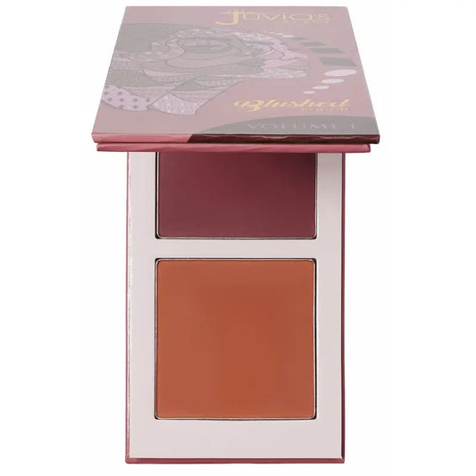 Dual-Shade Powder Blush Palette for All Skin Tones