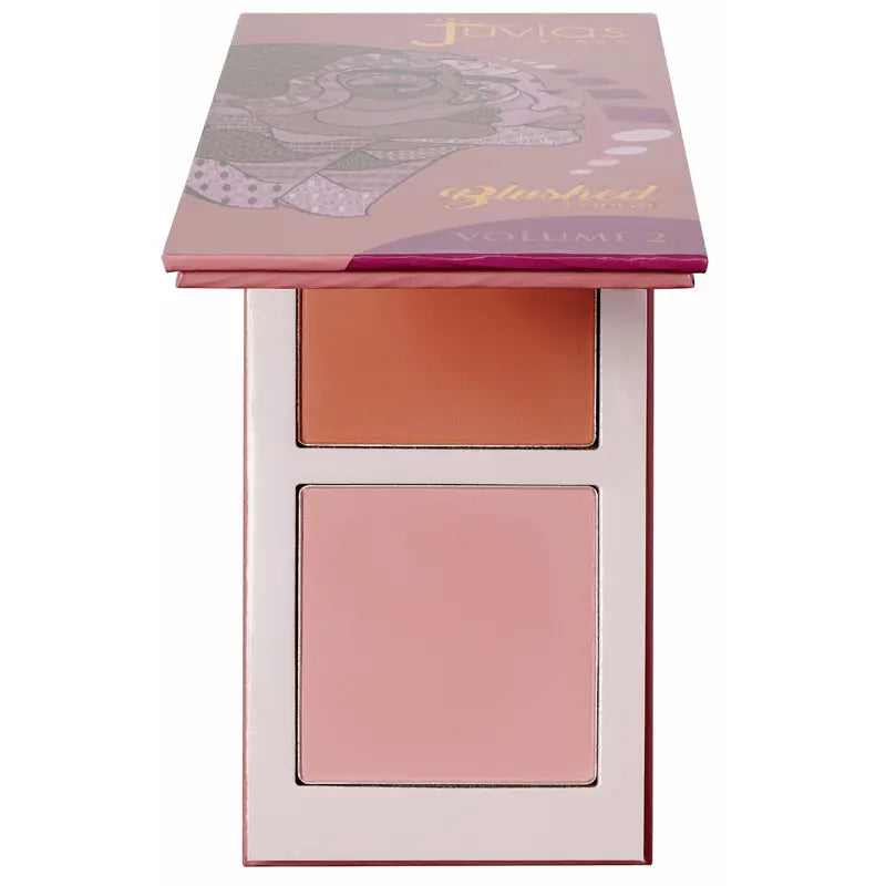 Dual-Shade Powder Blush Palette for All Skin Tones