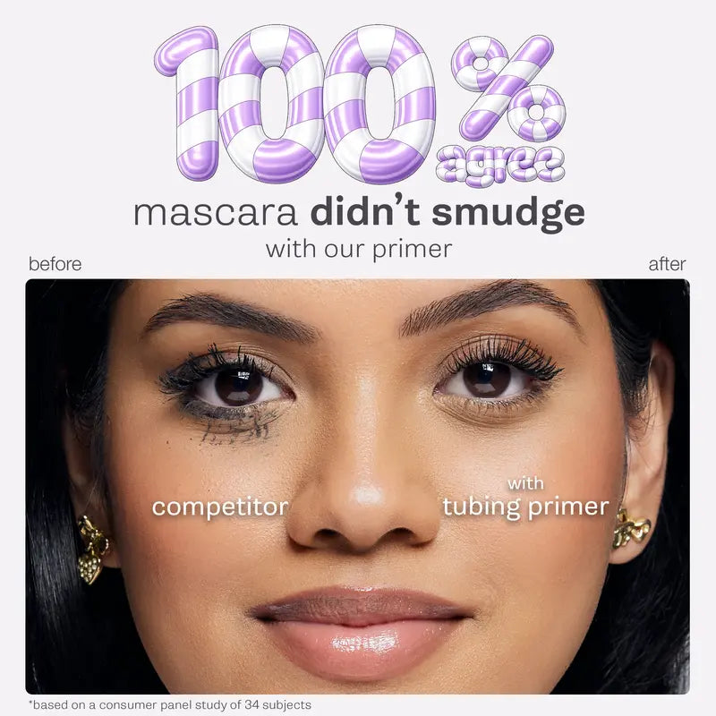 Tubing Mascara & Primer Duo: Instant 24H Lash Extension Without Smudging or Tugging