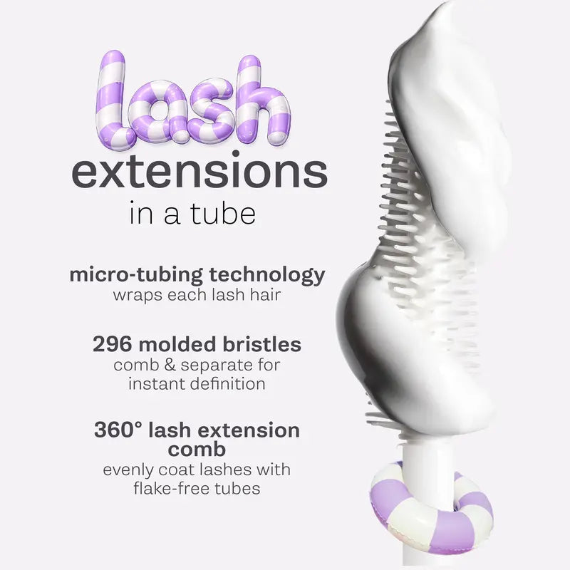 Tubing Mascara & Primer Duo: Instant 24H Lash Extension Without Smudging or Tugging