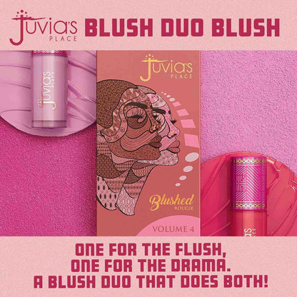 Dual-Shade Powder Blush Palette for All Skin Tones
