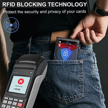 Ultra-Slim Pop-Up Wallet With RFID Blocking
