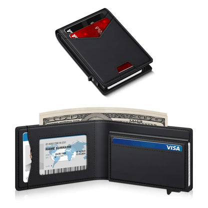 Ultra-Slim Pop-Up Wallet With RFID Blocking