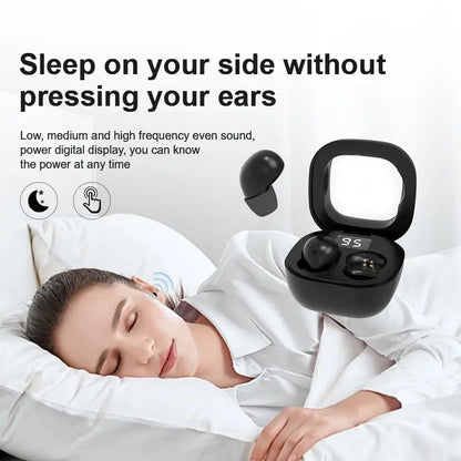 Ultra-Small Invisible Sleep Earbuds: Zero-Pressure Comfort for Side Sleepers & Deep Rest
