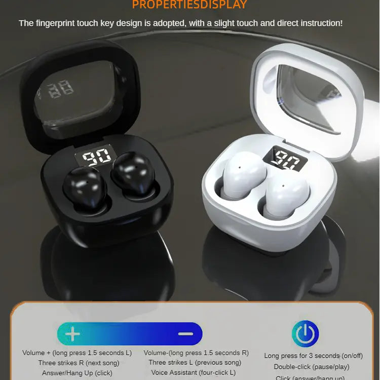 Ultra-Small Invisible Sleep Earbuds: Zero-Pressure Comfort for Side Sleepers & Deep Rest